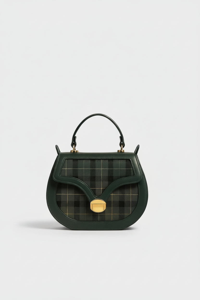 Abby Bag Green Check