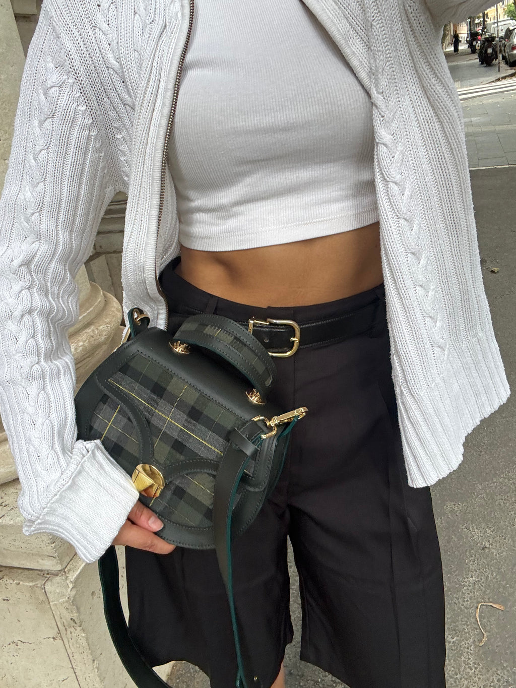 Abby Bag Black Check