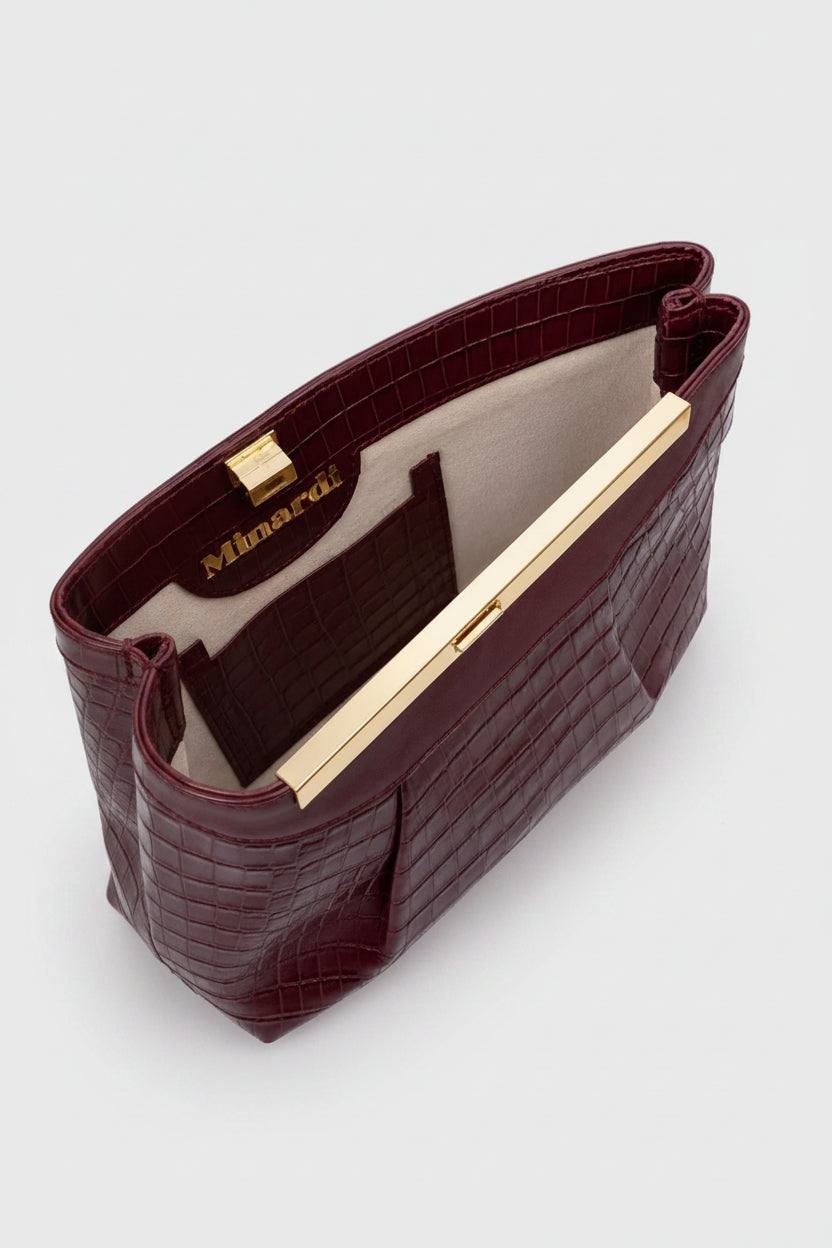 Diana Clutch Bordeaux